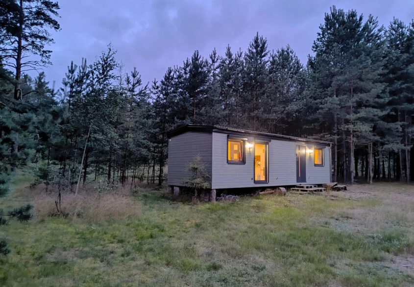 całoroczny dom blisko lasu i jeziora !