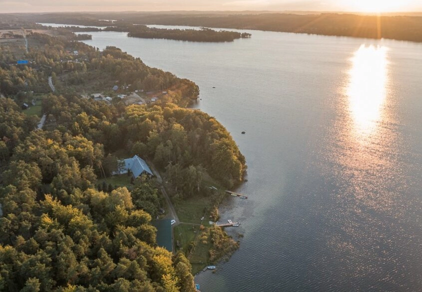 Linia brzegowa, pomost, Jezioro ze Strefą Ciszy!