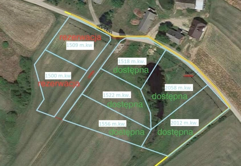 Działka budowlana w Kamienicy Szlacheckiej