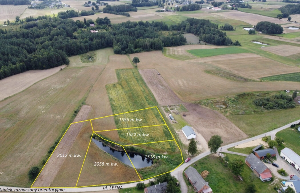Działka budowlana w Kamienicy Szlacheckiej