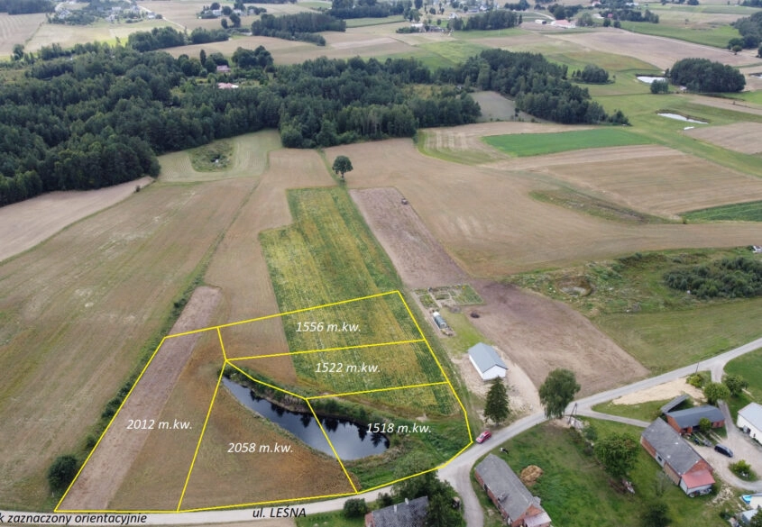 Działka budowlana w Kamienicy Szlacheckiej