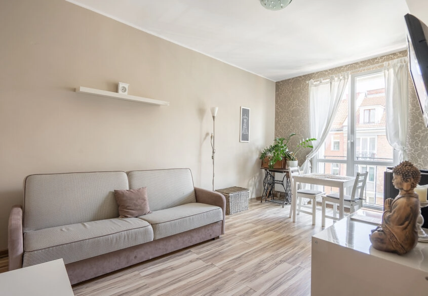 2 oddzielne pokoje z balkonem w centrum Gdańska