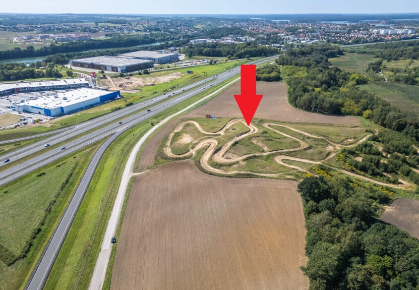 Górka! Działka Węzeł S7 z S16! Pod halę, magazyn!