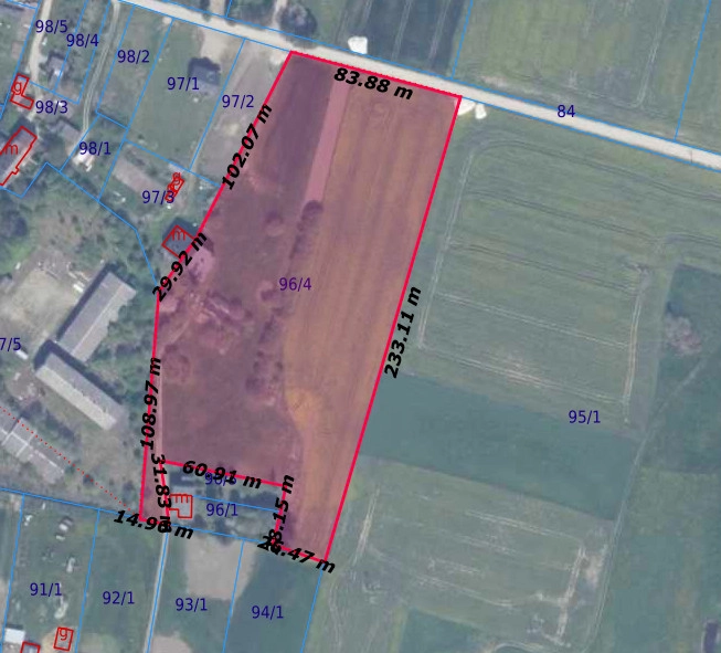 Działka 2.05 ha OKAZJA Gołębiewko k. Trąbek