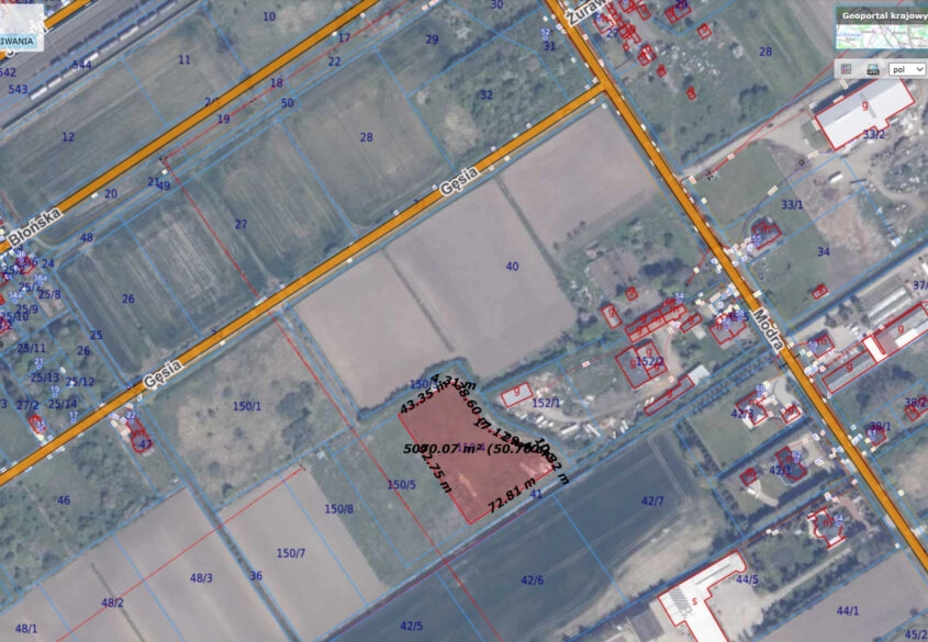 Rola IVB klasa/100m media/ OLSZYNKA ul Gęsia