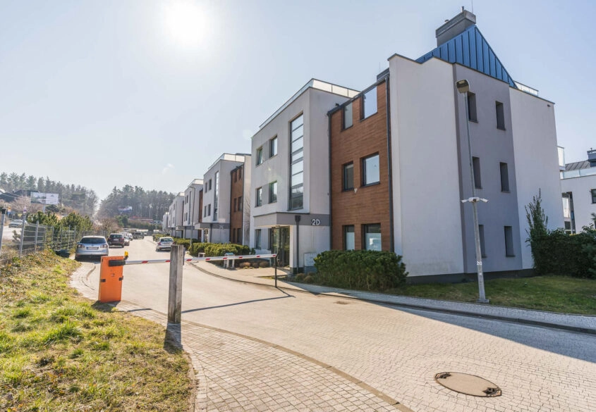 Dwupoziomowe mieszkanie w nowoczesnym stylu