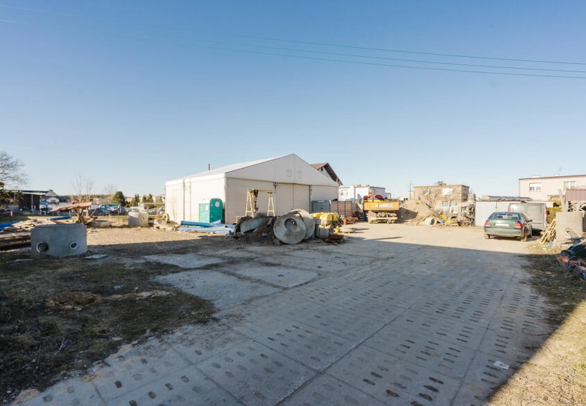 WYNAJEM DZIAŁKA Z HALĄ NAMIOTOWĄ