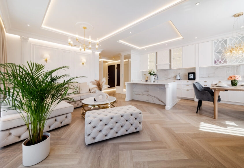 Elegancki apartament na zamkniętym osiedlu w Gdyni