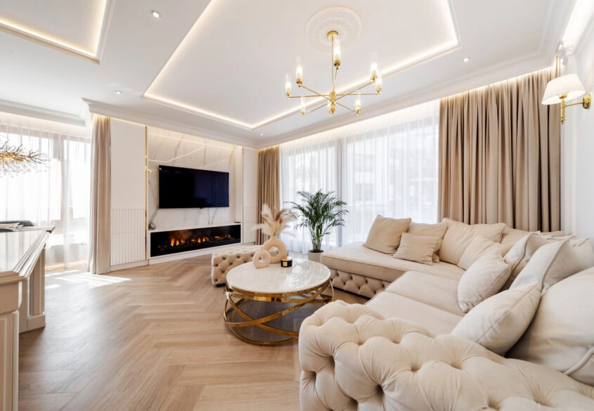 Elegancki apartament na zamkniętym osiedlu w Gdyni