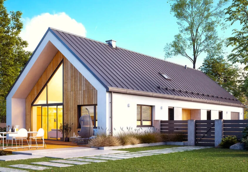 Nowoczesna STODOŁA parterowa  - Żuromino / Stężyca