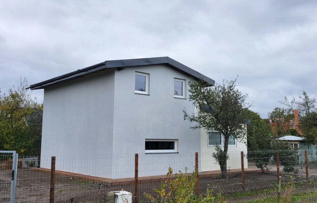 Nowy dom całoroczny wolnostojący na działce ROD