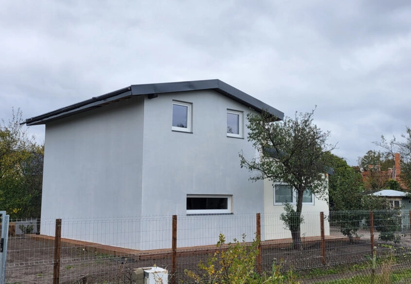 Nowy dom całoroczny wolnostojący na działce ROD