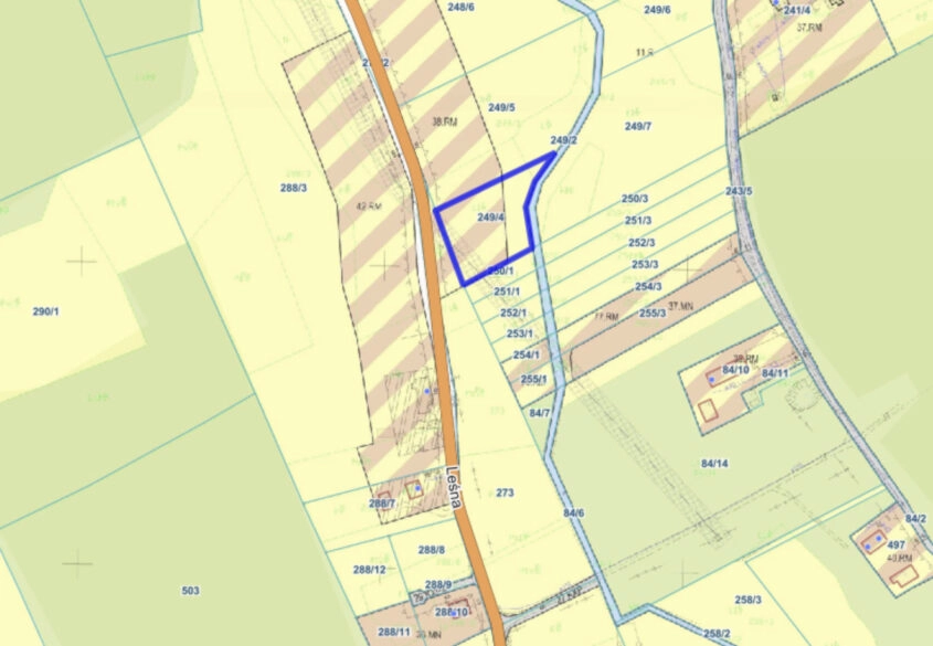 Mierzeszyn - Działka zagrodowa w cichej okolicy