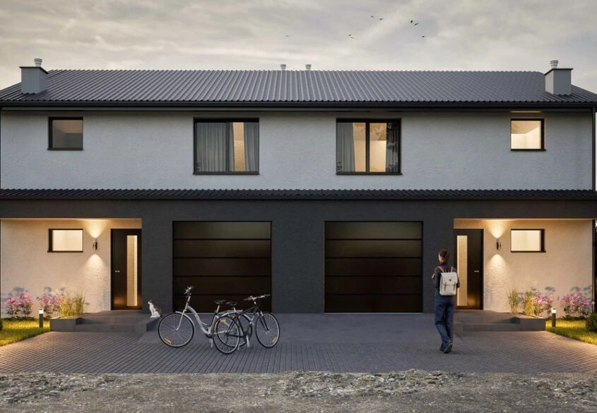 Bliźniak | 550M2 Działki | 122M2 | 4 Pok | Garaż