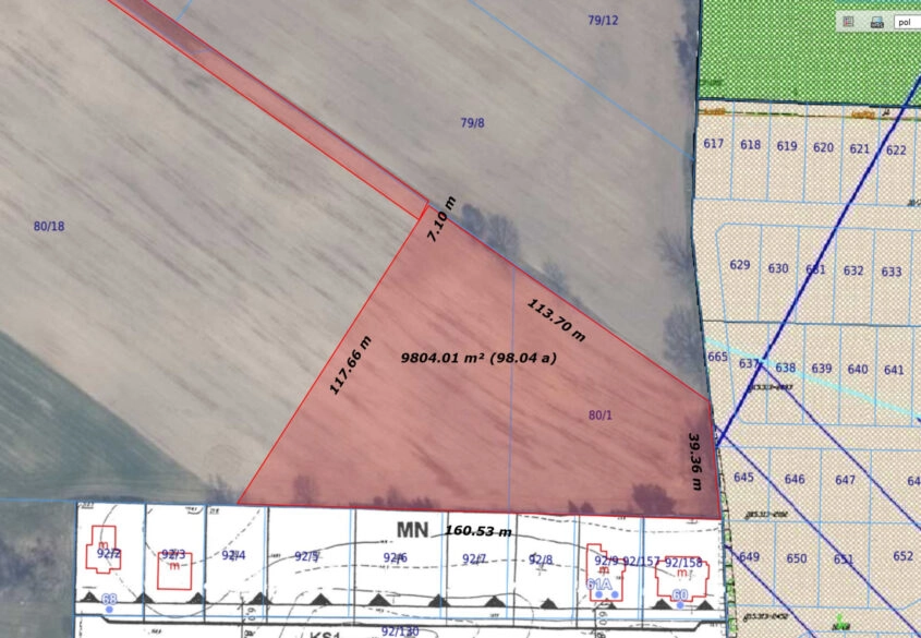 Działka pod WZ Mieszkaniowe