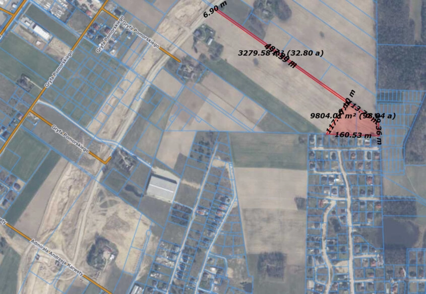 Działka pod WZ Mieszkaniowe