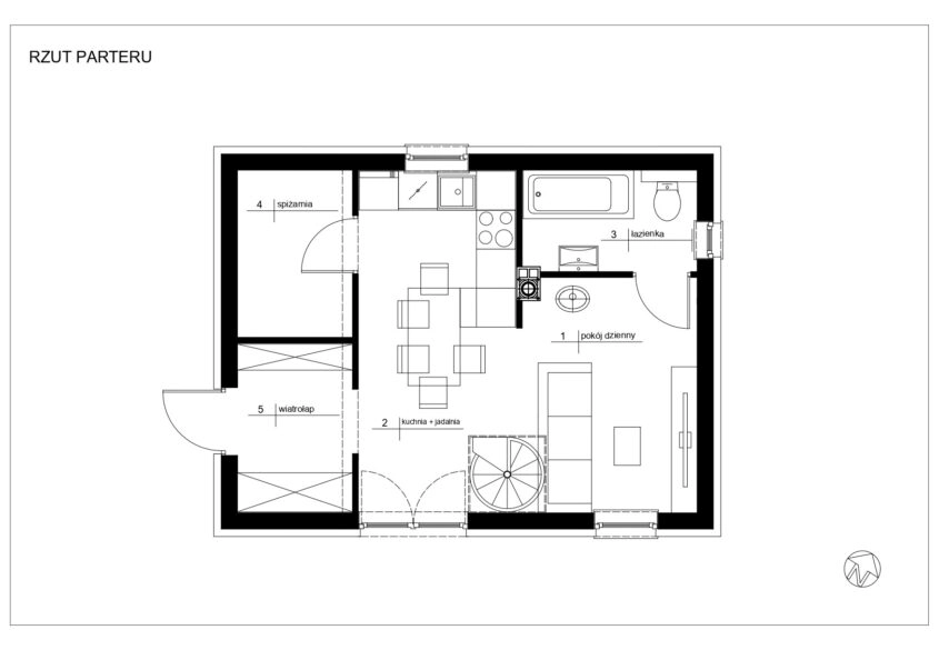ROD | Nowoczesny, duży domek całoroczny |