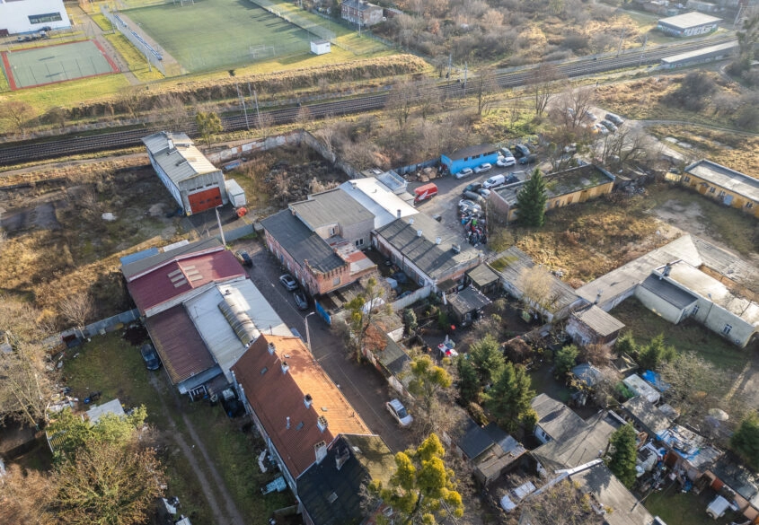 Działka usługowa 549m² Trakt św. Wojciecha