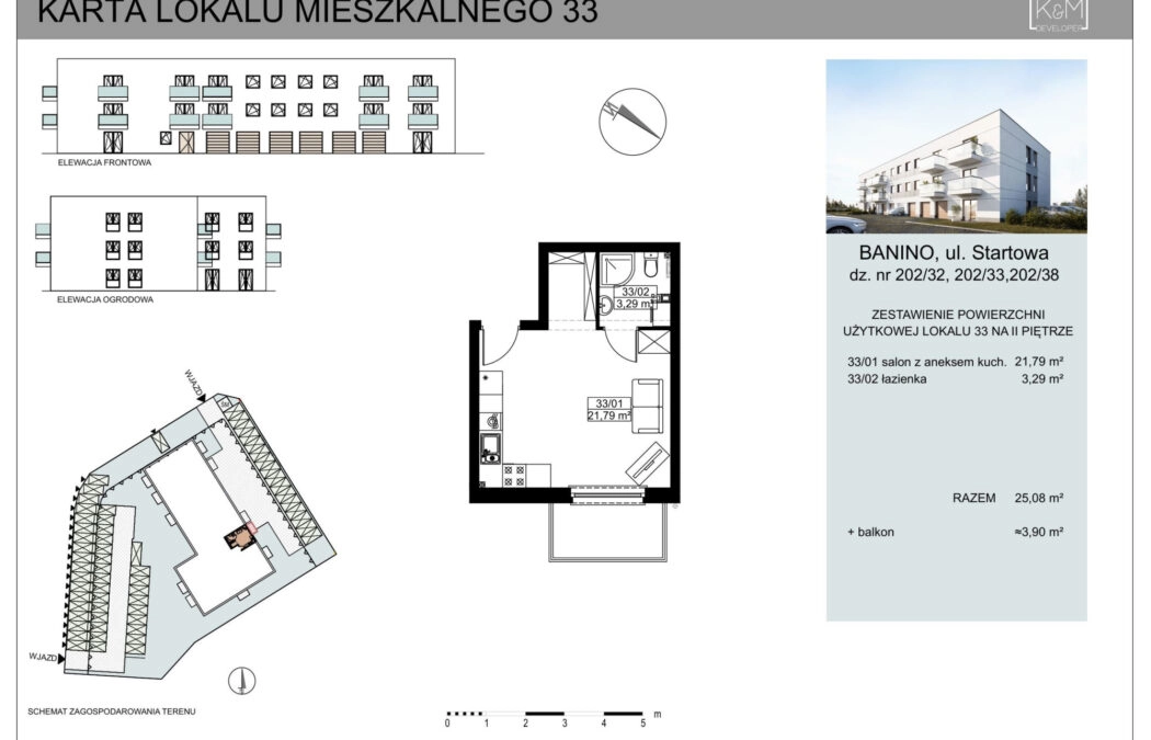 OSTATNIE Mieszkania BANIONO/ DEWELOPER/ centrum