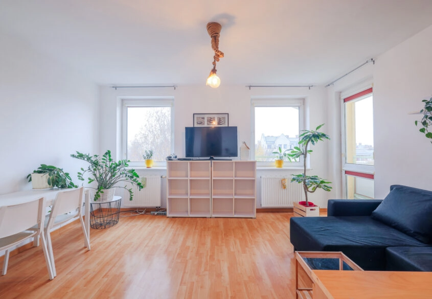 Mieszkanie z dużym balkonem  i widokiem na zieleń