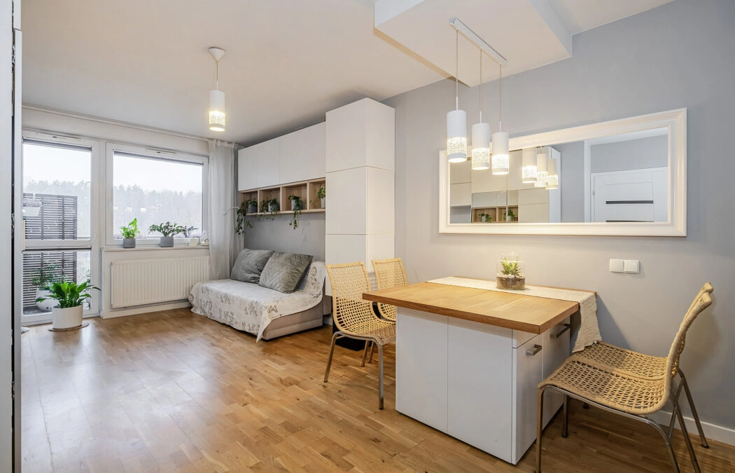 Apartament w otulinie zieleni.