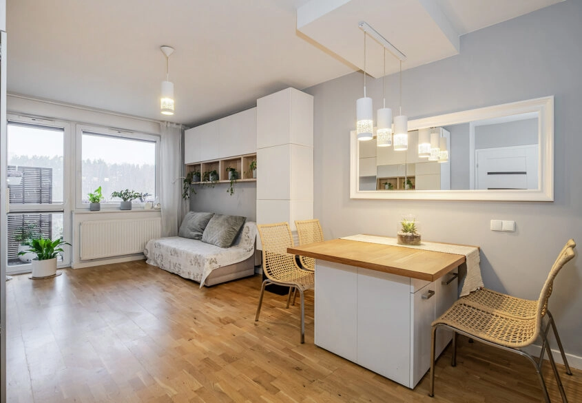 Apartament w otulinie zieleni.