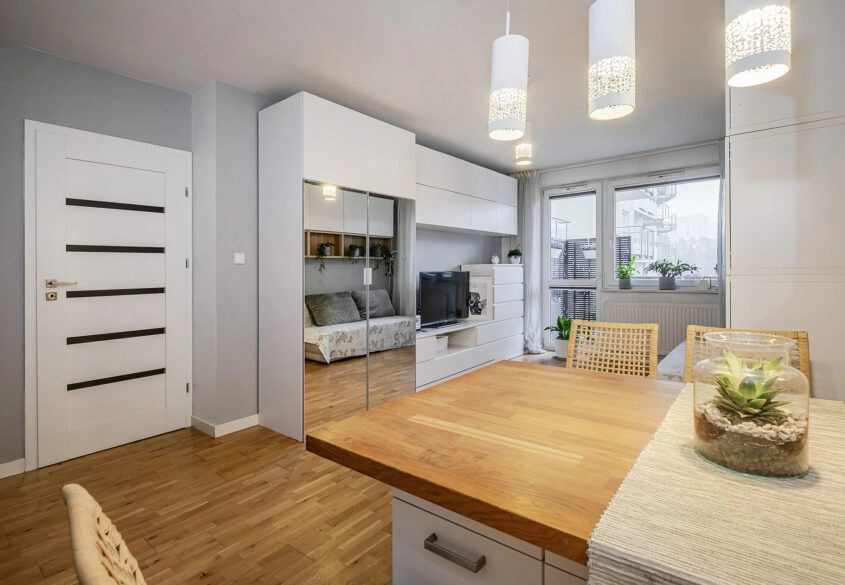 Apartament w otulinie zieleni.