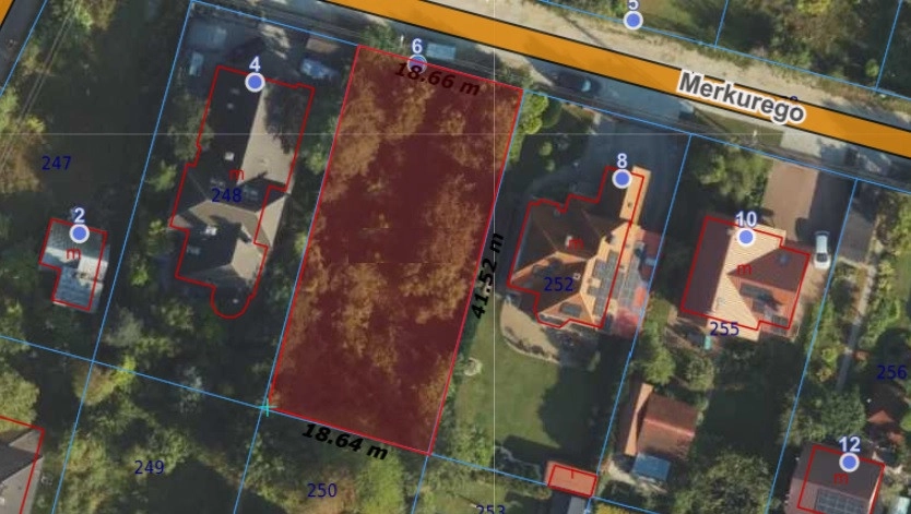 Działka usługowo - mieszkaniowa 800m2