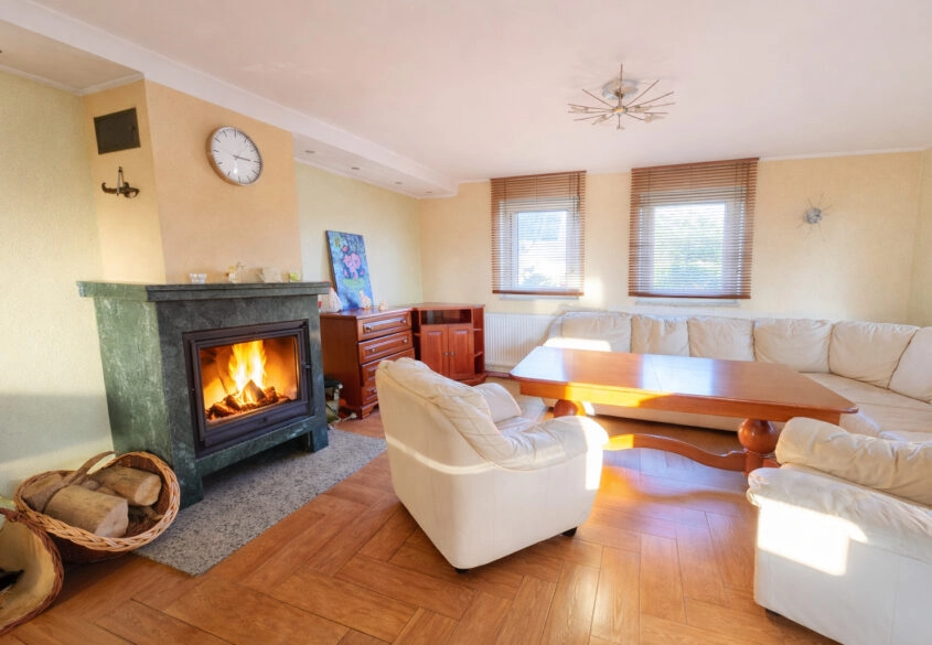 Funkcjonalny dom z dwiema sypialniami na parterze