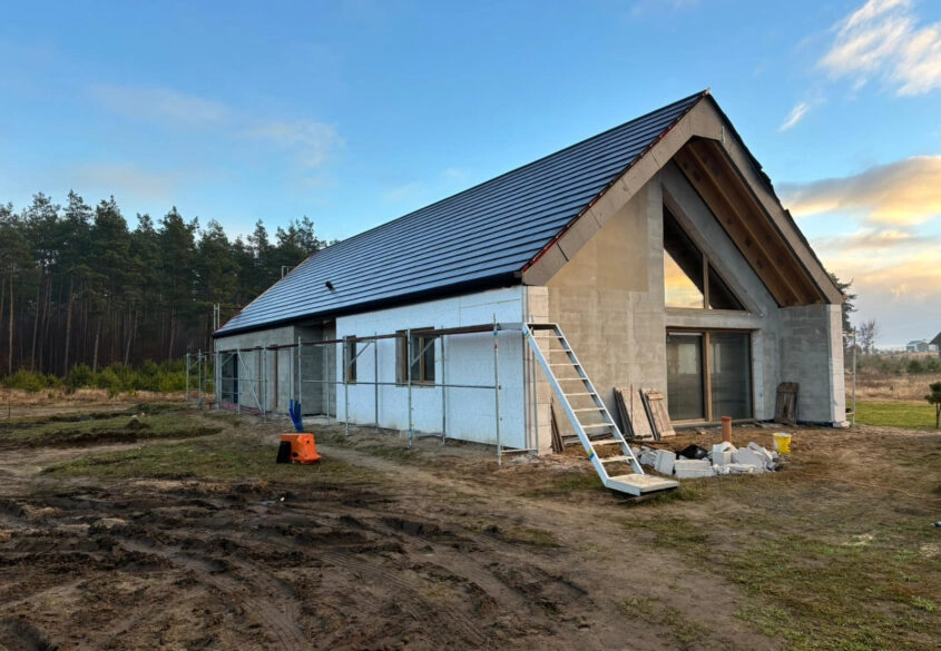 Nowoczesna STODOŁA parterowa  - Żuromino / Stężyca
