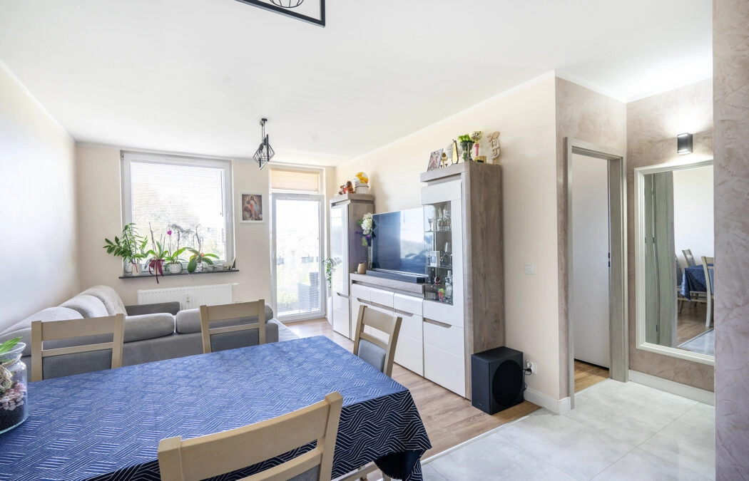 Słoneczne mieszkanie na zamkniętym osiedlu