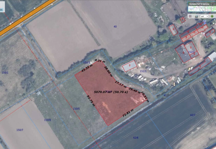 Rola IVB klasa/100m media/ OLSZYNKA ul Gęsia