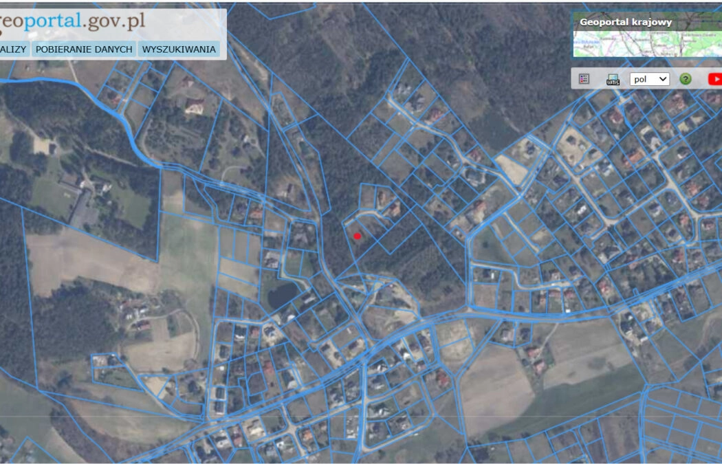 Działka na wzgórzu