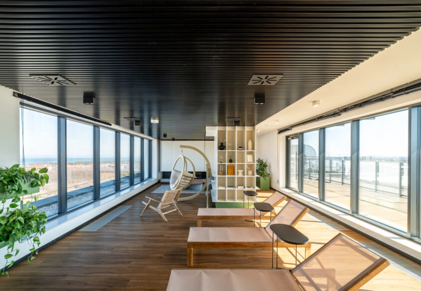 Luksusowy apartament z widokiem na morze