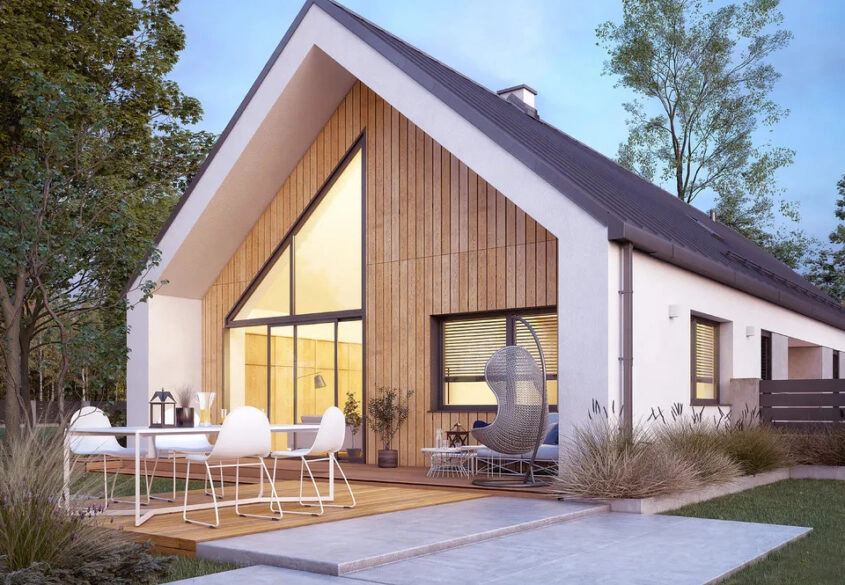 Nowoczesna STODOŁA parterowa  - Żuromino / Stężyca