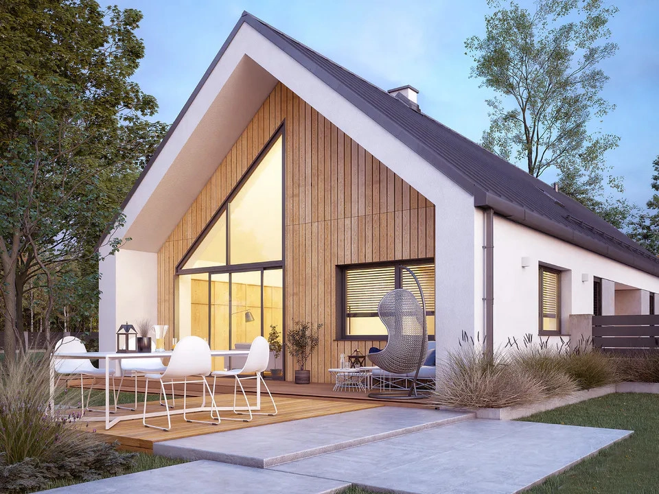 Nowoczesna STODOŁA parterowa  - Żuromino / Stężyca