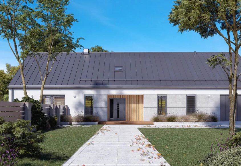 Nowoczesna STODOŁA parterowa  - Żuromino / Stężyca