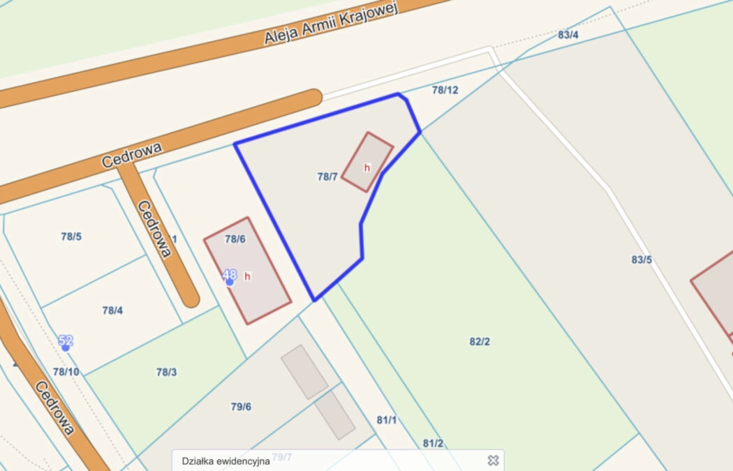 Działka Gdańsk Ujeścisko Usługowo Mieszkaniowa