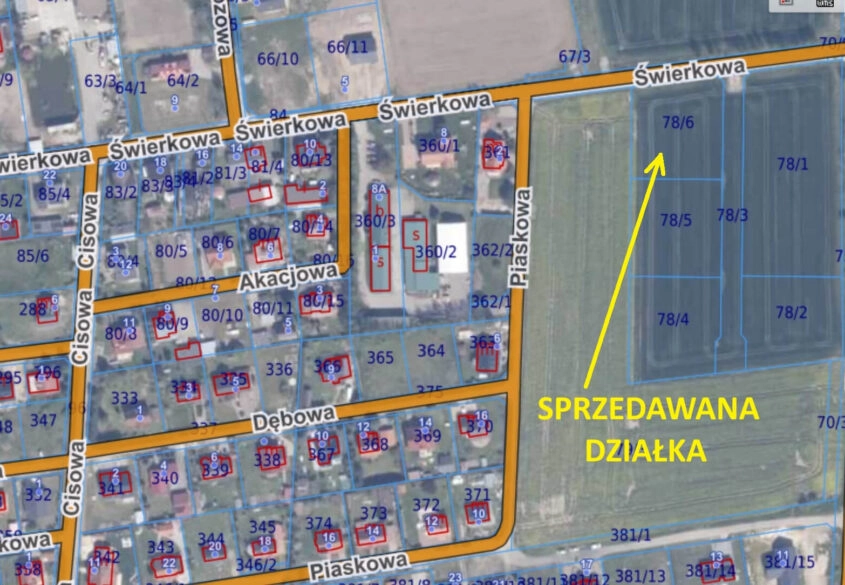 Ustawna działka 15 min. autem od centrum Gdańska!