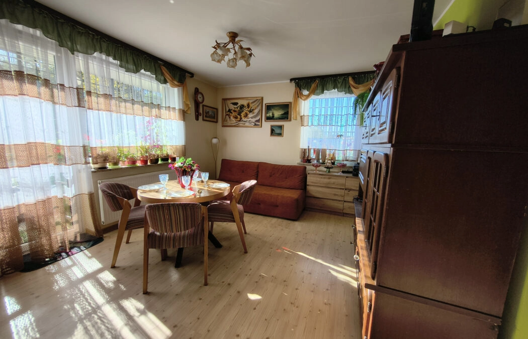 Mieszkanie 3 pokoje, parter, balkon, hala garażowa