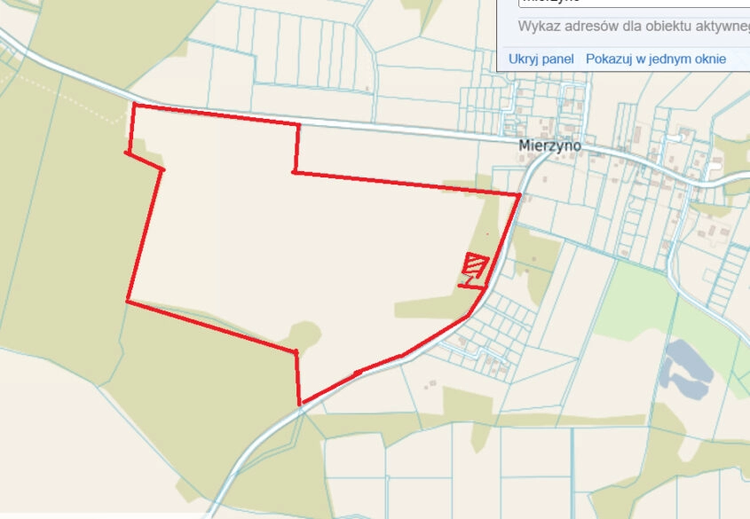 Duża działka pod korzystną inwestycję