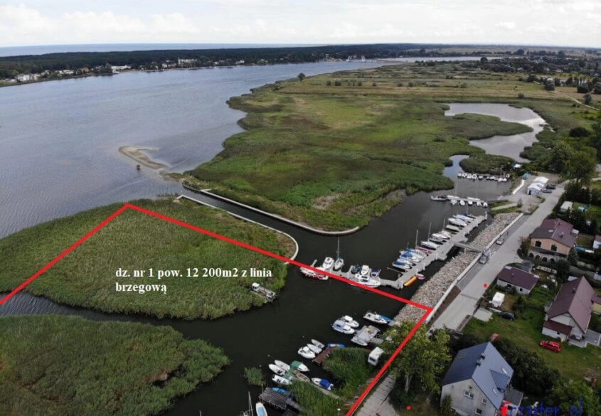 Działka pod przystań Wodną Wiślinka