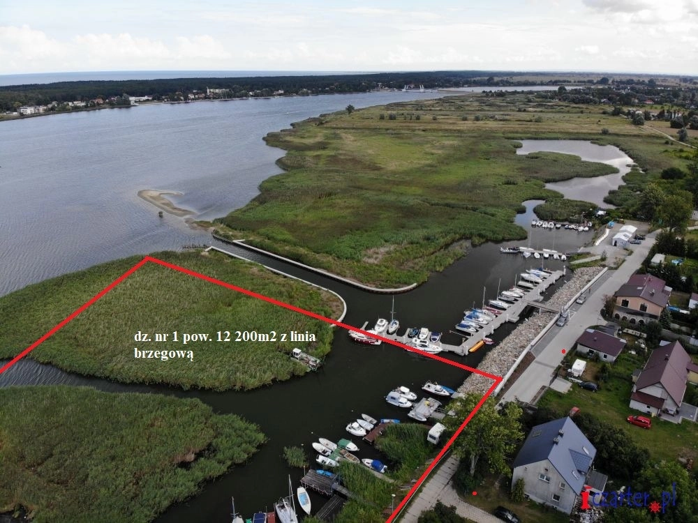 Działka pod przystań Wodną Wiślinka