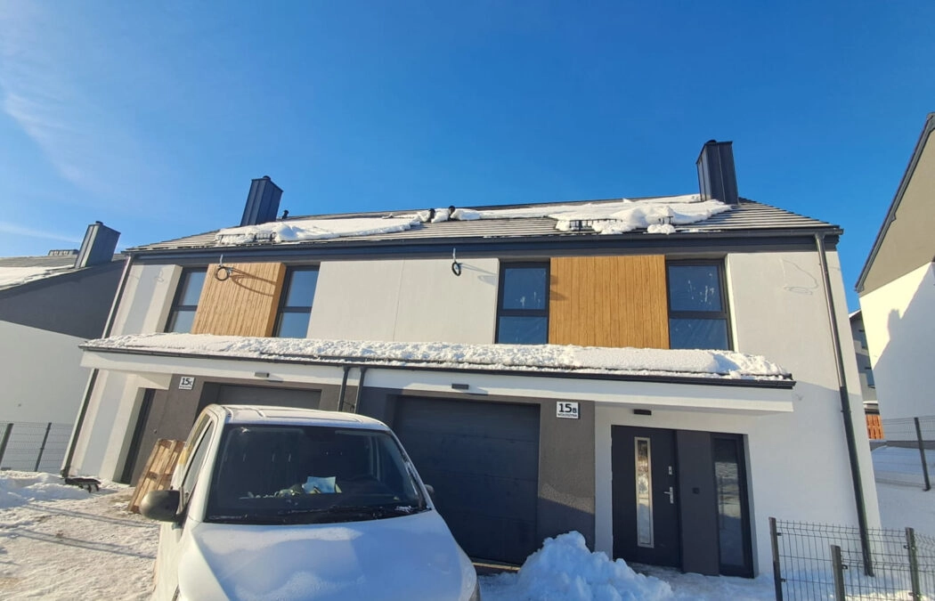 Dom 125m2 w zabudowie bliźniaczej z garażem A2