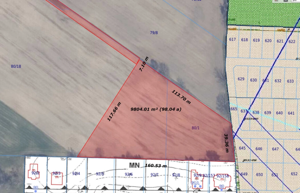 Działka pod WZ Mieszkaniowe