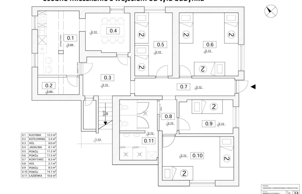 Dom Kwatery do 50os.  Chwaszczyno po REMONCIE