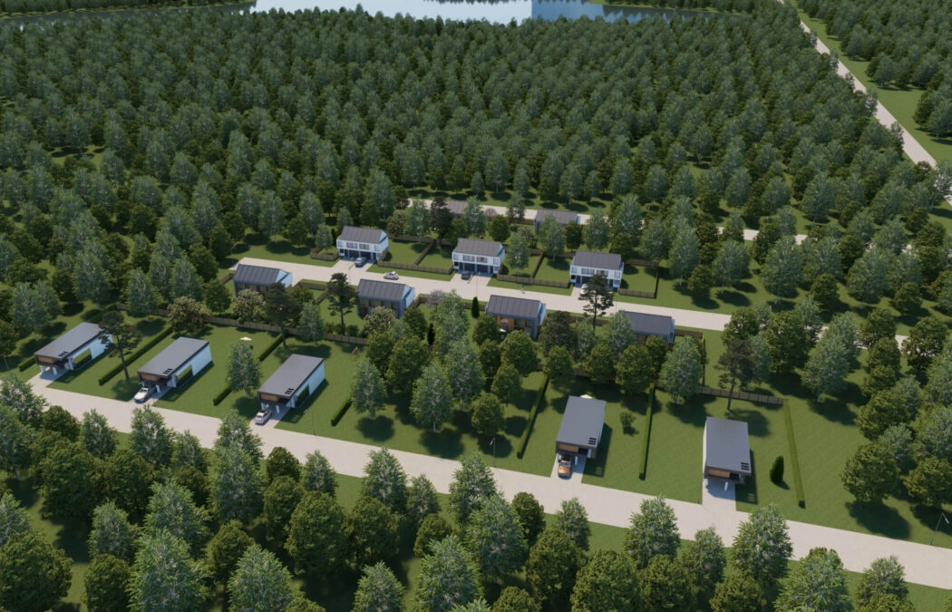 Dobrzewino - działka inwestycyjna z planem osiedla