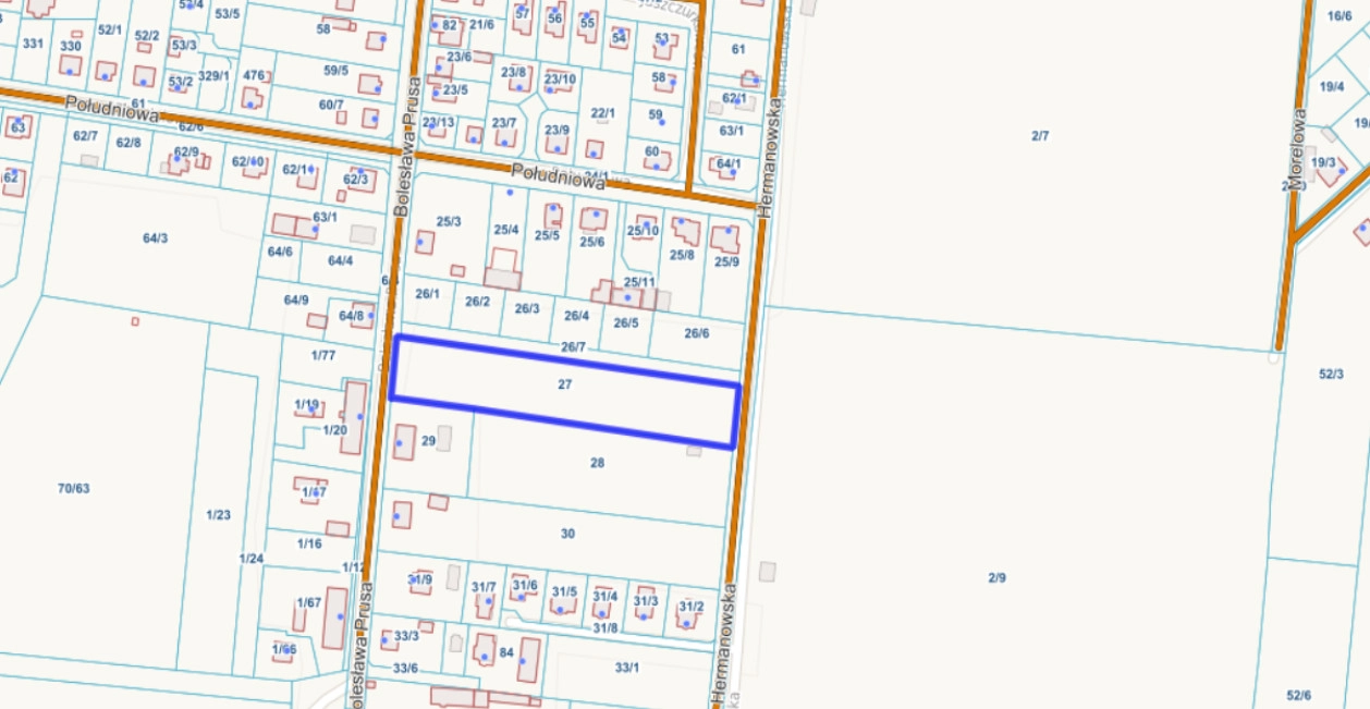 Działka mieszkaniowo - usługowa Starogard Gdański