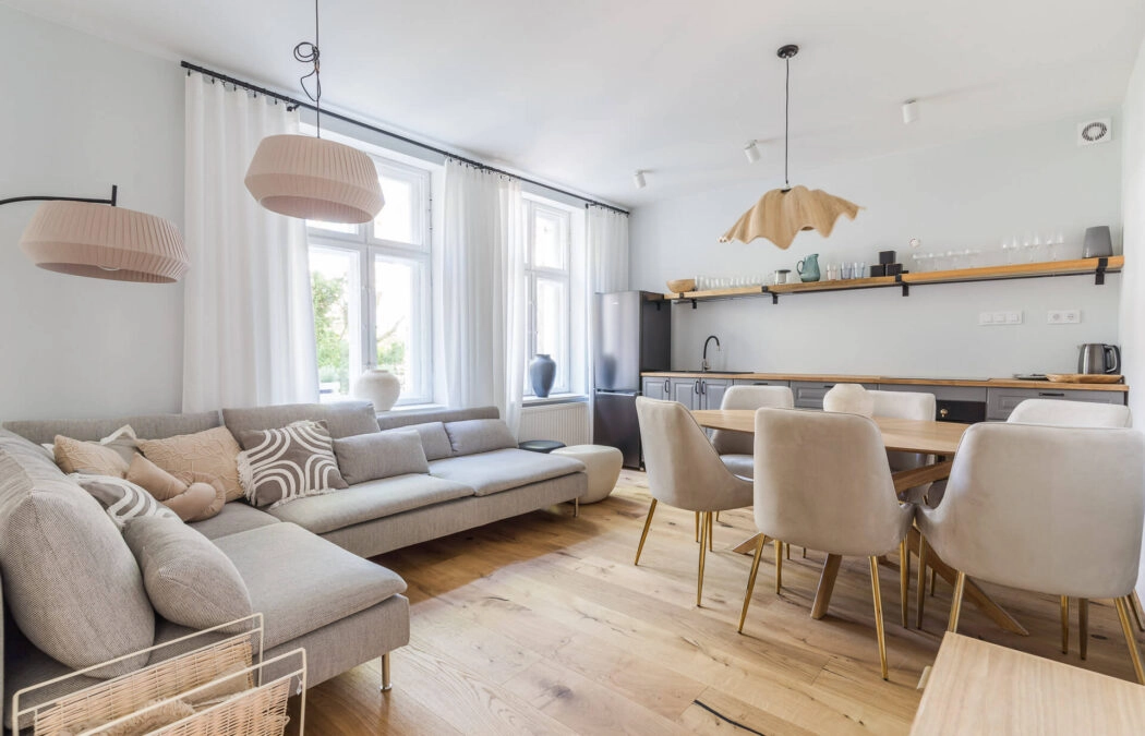 3 pokoje po kapitalnym remoncie 4 minuty od plaży!