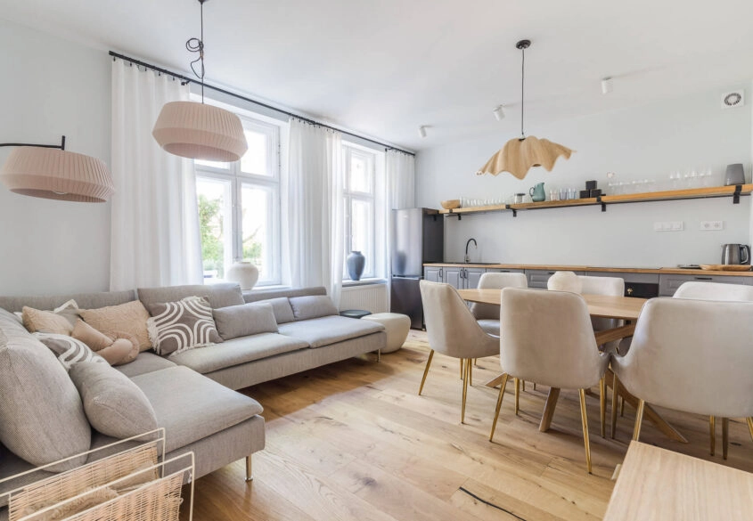 3 pokoje po kapitalnym remoncie 4 minuty od plaży!